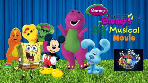 Barneys Big Musical Movie Poster Musical Movies Barney And Friends