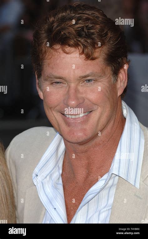 Los Angeles Ca June 27 2005 Actor David Hasselhoff At The Special