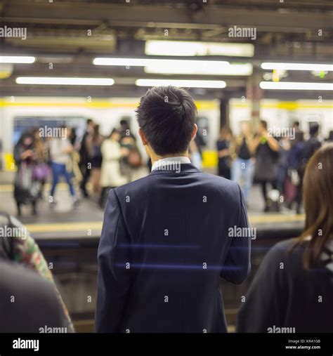 Passengers Traveling By Tokyo Metro Stock Photo Alamy