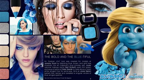 Smurfette Nyx Cosmetics Bold And Bluetiful