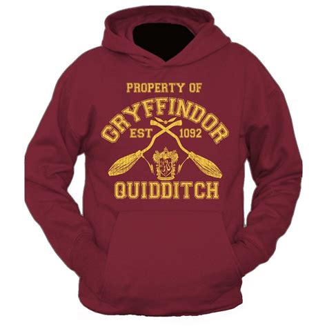 New Adults Property Of Gryffindor Quidditch Team Harry Potter