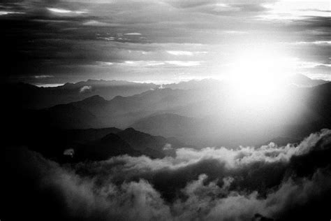 Sunset Himalayas Mountain Nepal Silhouette Photograph By Raimond