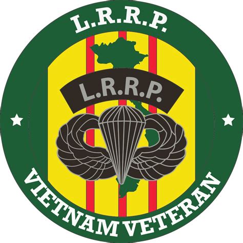 Lrrp Vietnam Veteran Decal