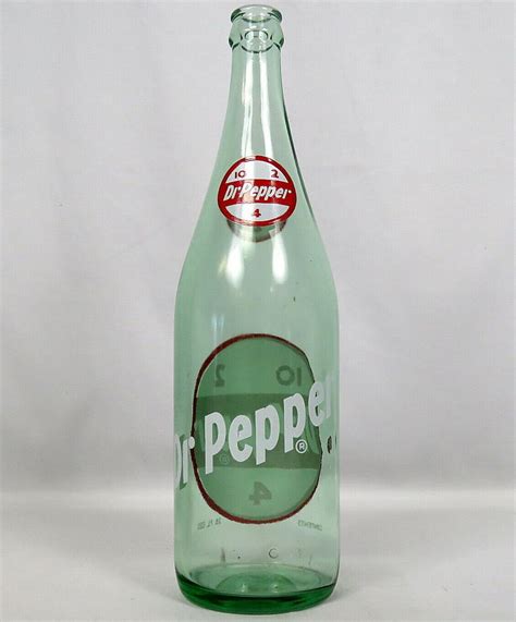 Vintage 1956 Dr Pepper 10 2 4 Slant Font Acl 26 Oz Ounce Glass Soda