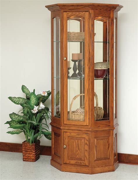 Remember to read the small print; Bethel Small Wall Curio | Amish Handcrafted Curio Cabinets ...