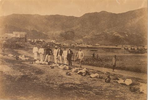 ﻿execution Of Namoa Pirates At Kowloon Hong Kong C1880 19th Century
