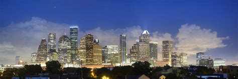 Houston Skyline Panorama - View Of Downtown 2 Photograph by Rob Greebon
