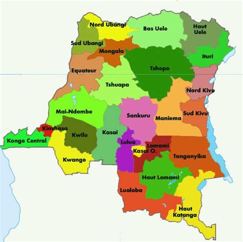 Rdc Poids électoral Des 26 Provinces Ressources Du Congo