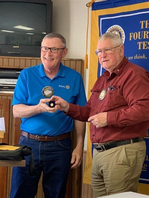 Custer Rotary President John Carson Receives Paul Harris Fellow