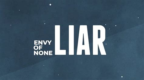 Envy Of None Liar Chords