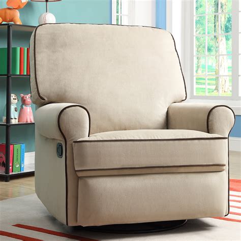 Gaga recliner chair by lafer recliners dimensions: Wildon Home ® Birch Hill Swivel Glider Recliner & Reviews ...