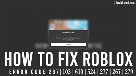 How To Fix Roblox Error Code 103 100 Working 2022