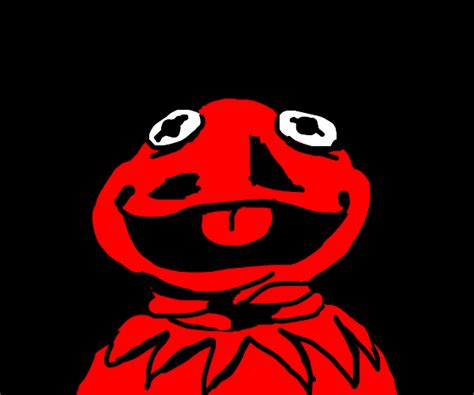 Red Kermit The Frog Drawception
