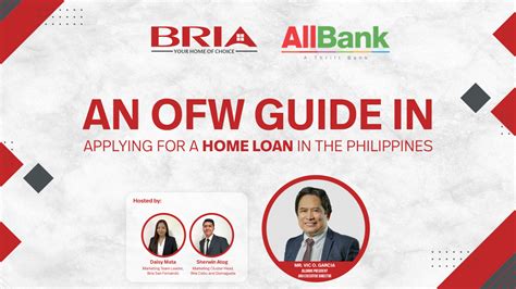 Bria Homes In Partnership With Allbank For A Webinar On A Guide For