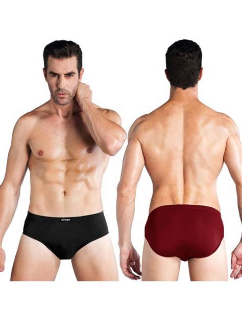 buy wirarpa men s underwear multipack modal microfiber briefs no fly covered waistband silky