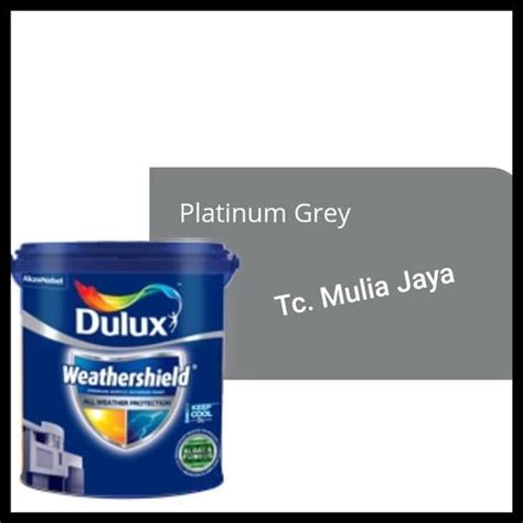Jual Jual Dulux Weathershield Cat Tembok Exterior 40351 Platinum Grey