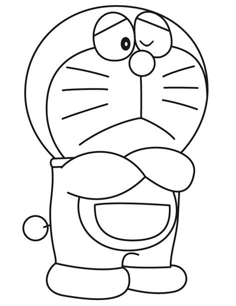 Dibujos De Triste Doraemon Para Colorear Pintar E Imprimir Dibujos