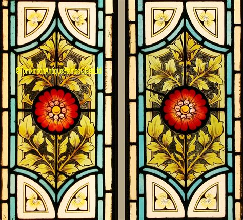 Ref Vic570 2 Victorian Stained Glass Windows Stained Glass Door