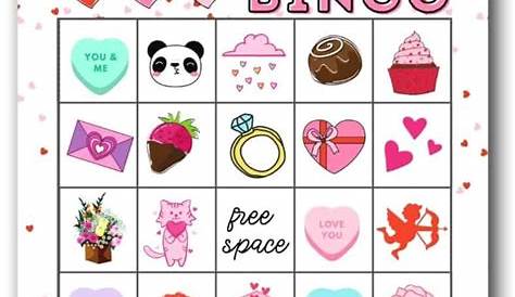 Free Valentine's Bingo Printables (24 cards) - The Incremental Mama