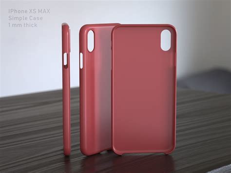 Iphone Xs Max Case 3d Model 3d Printable Cgtrader