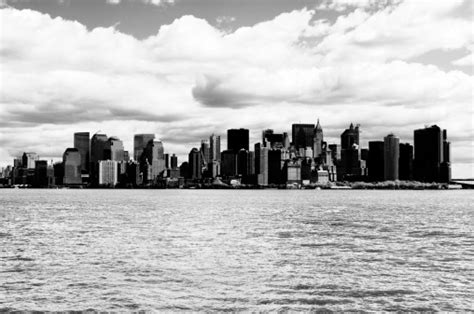 Nyc Skylineblack And White Stock Photo Download Image Now Black And