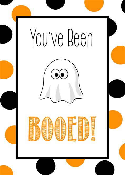 Youve Been Booed Printable Tags Printable Word Searches