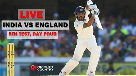 India Vs England Day 4 India Vs England 4th Test Day 4 Highlights