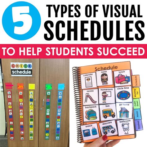 5 Types Of Visual Schedules Help Students Succeed Especially Education