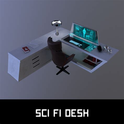 Artstation Sci Fi Desk