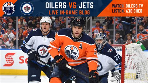 Do not miss winnipeg jets vs edmonton oilers game. WATCH LIVE AND GAME BLOG: Oilers vs. Jets | NHL.com