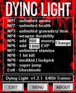 Jan 29, 2015 · dying light: Dying Light: The Following Trainer +13 v1.11.0 dR.oLLe - download cheats, codes, trainers