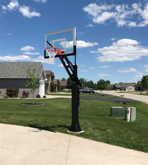 Installation Of An In Ground Basketball Hoops Fidt
