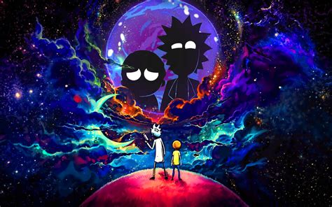 Rick and morty peace among worlds live wallpaper. 1280x800 Rick and Morty in Outer Space 1280x800 Resolution ...