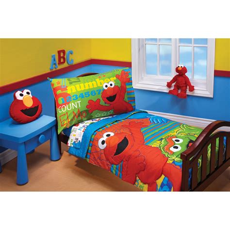 More than 5 sesame street crib bedding at pleasant prices up to 17 usd fast and free worldwide shipping! Sesame Street ABC 123 4 Piece Toddler Bedding Set ...