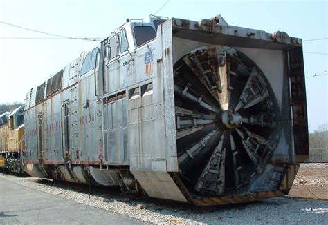 Union Pacific A Rotary Snowplow Locomotive At The Museum Of