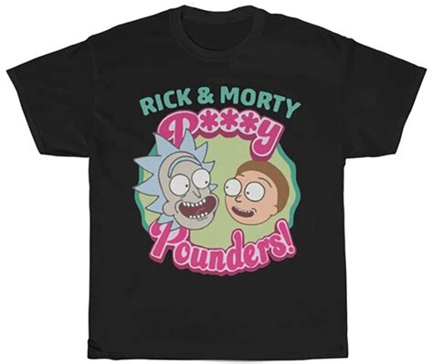 Rick And Morty Pussy Pounders Cartoon Funny T Shirt Rick And Etsy