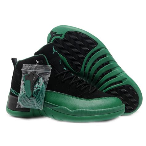 Welcome to join jordans family. Air Jordan 12 Ray Allen PE High Green Black authentic ...