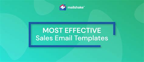17 Sales Email Templates Examples And Best Practices Mailshake