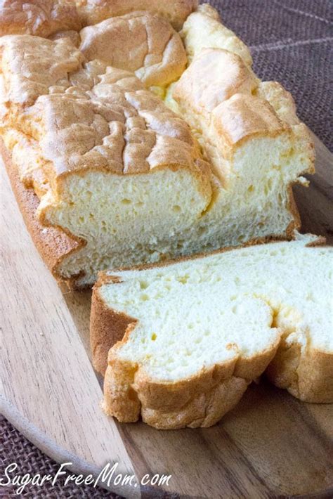Fresh out of the oven, they are fluffy and light. Low carb cloud bread loaf (For dairy free use refrigerated ...