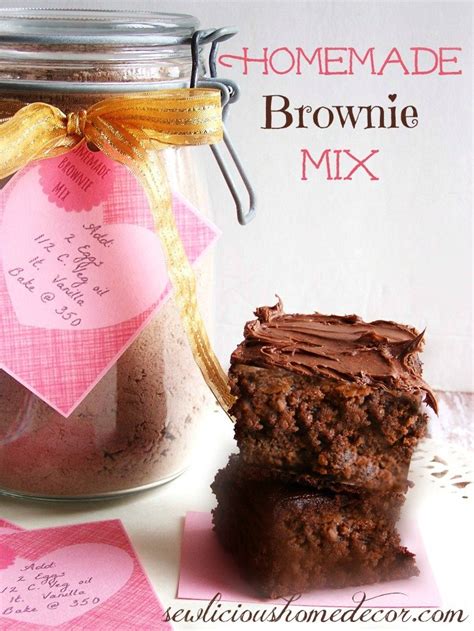 Brownie Mix In A Jar Made From Scratch T Idea