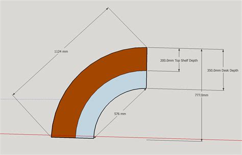 Small curved sectional sofa for small living room. Small Curved Reception Desk - Bespoke MDF
