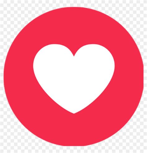 Free Facebook Heart Transparent Facebook Heart Icon Hd Png Download