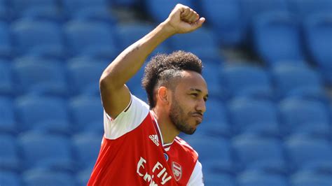 Aubameyang's brace: Arsenal star's awesome scoring record against 