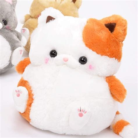 Mocchiri Neko No Kinako Plush Trio Cute Stuffed Animals Baby Doll