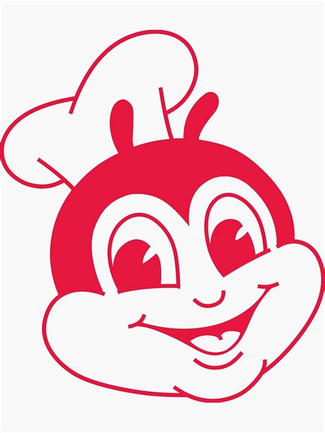 Food Jollibee Head Logo Sticker For Sale By Michaelhields Redbubble