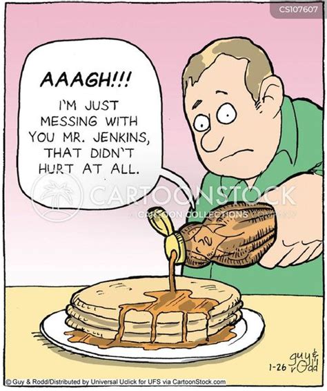 Eating Pancakes Cartoon