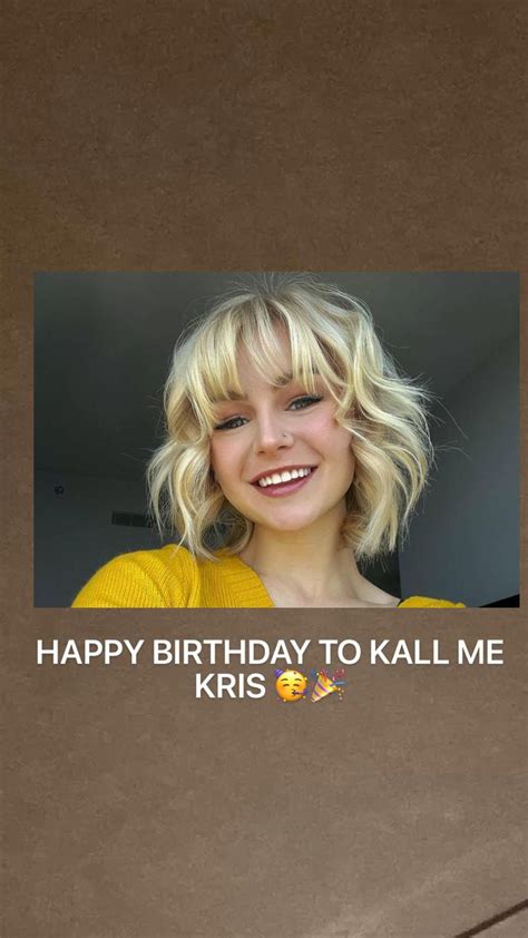 Happy Birthday To Kall Me Kris 🥳🎉 In 2022 Kall Happy Birthday Birthday