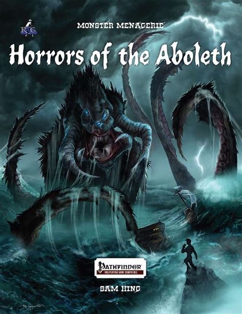 Monster Menagerie Horrors Of The Aboleth Rogue Genius Games Pathfnder Monster Books