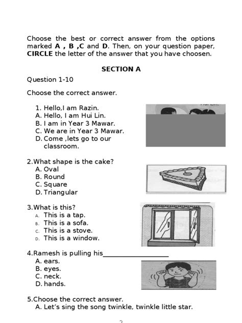 Use the download button below or simple online reader. Soalan ENGLISH BI Bahasa Inggeris Tahun 3 Paper 1 | Leisure