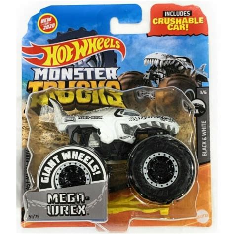 Hot Wheels Monster Trucks Scale Mega Wrex Includes Crushable Car Jay C Food Stores